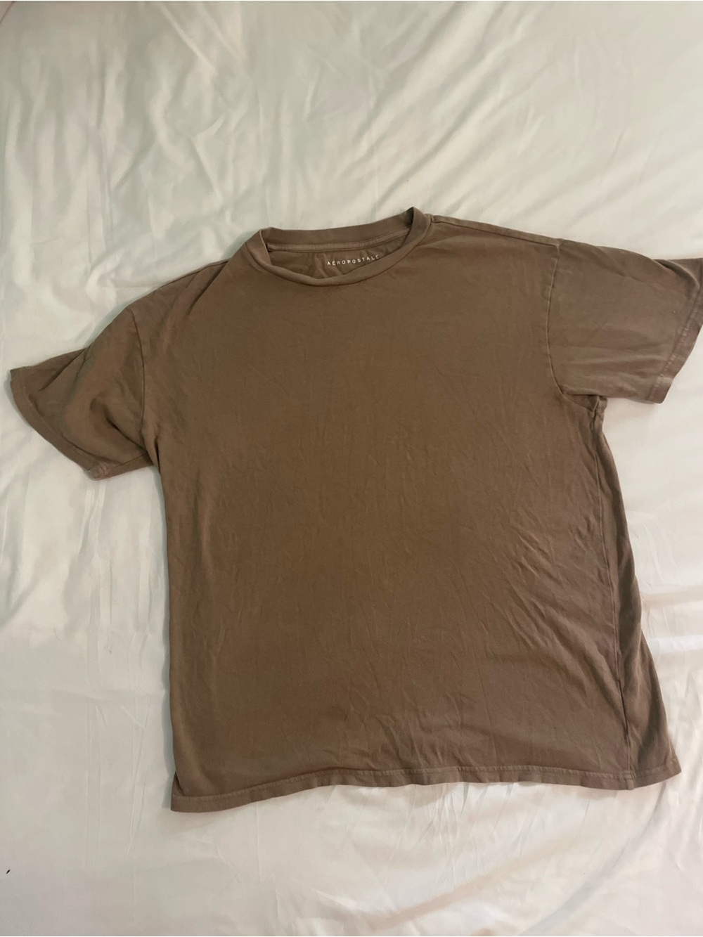 Aeropostale Men’s Brown Short Sleeve Crew Tee